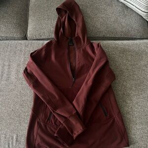 Mountain Hardwear softshell 3/4 zip hoody